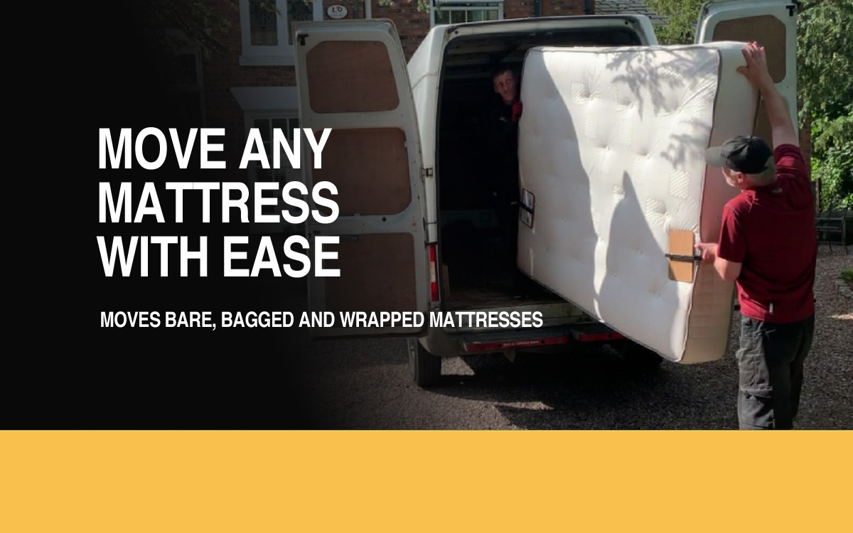 moving a mattress with mattress carrier clamps